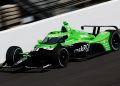 Rinus VeeKay during the 2024 Indianapolis 500. Image: Joe Skibinski