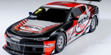 Robbie Farr will race the #7 Chevrolet Camaro at Winton Motor Raceway in the TFH Hire Muscle Car Series framed by HYTEK Steel Framing