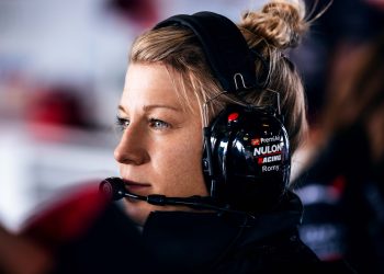 Romy Mayer can now count pole position as a race engineer as her career highlight. Image: Supplied