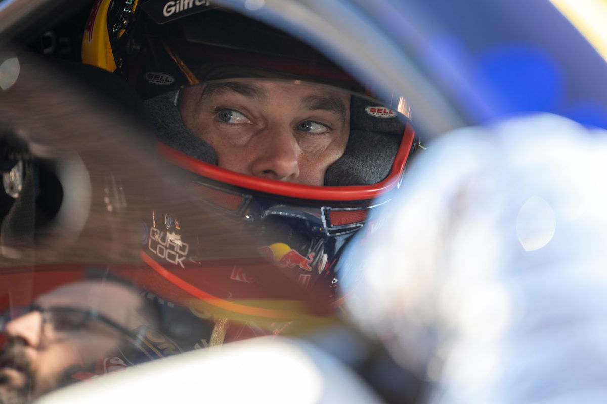 Shane van Gisbergen was fastest in Practice 1 at the Sydney SuperNight. Image: Mark Horsburgh/Red Bull Content Pool