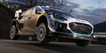 Adrien Fourmaux of team M-Sport Ford World Rally Team during the World Rally Championship Monte-Carlo.