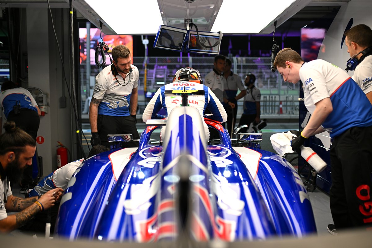 Peter Bayer has explained how Red Bull landed on RB as the name for its second F1 team. Image: Rudy Carezzevoli/Getty Images/Red Bull Content Pool