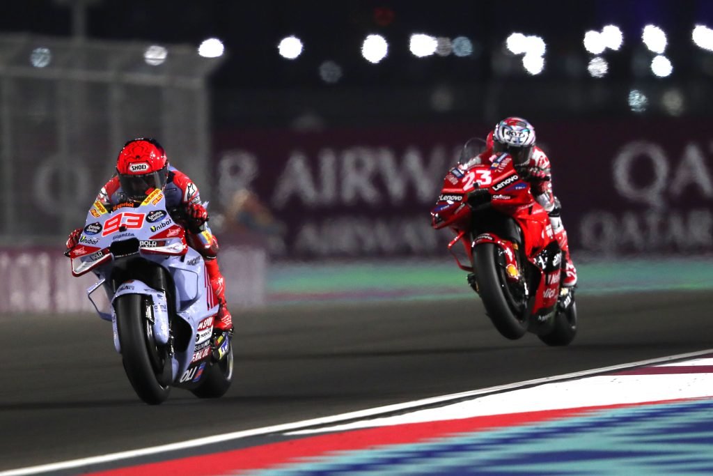 Marc Marquez, Tissot Sprint Race, Qatar MotoGP, 9 March 2024 // Gold & Goose / Red Bull Content Pool // SI202403090295 // Usage for editorial use only //