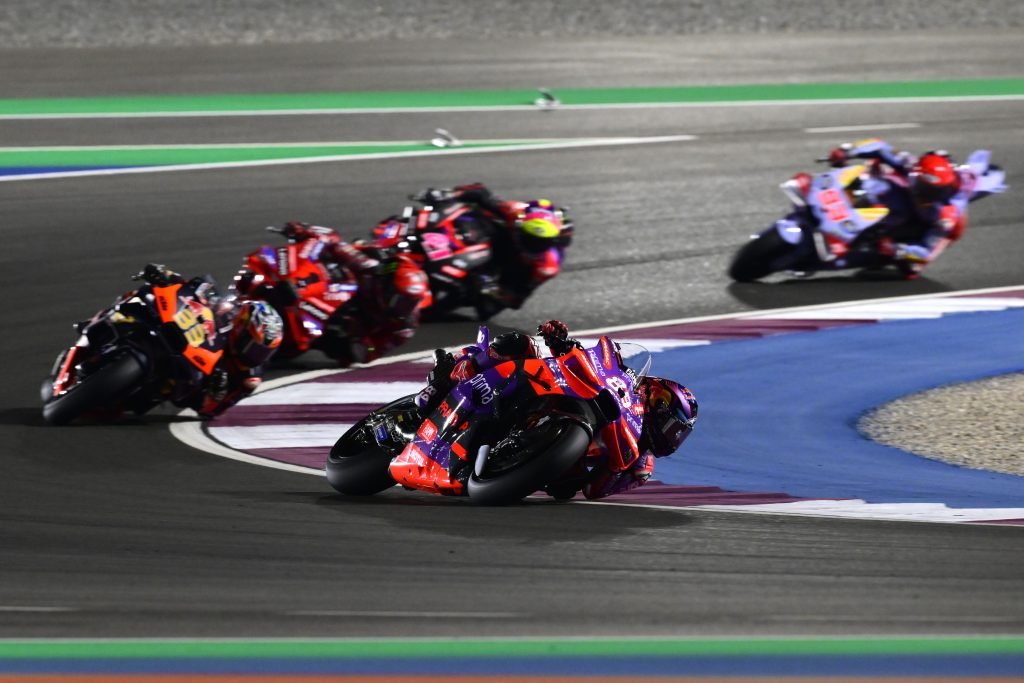 Jorge Martin, Tissot sprint race, Qatar MotoGP 09 March 2024 // Gold & Goose / Red Bull Content Pool // SI202403090352 // Usage for editorial use only //