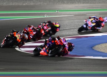 Jorge Martin, Tissot sprint race, Qatar MotoGP 09 March 2024 // Gold & Goose / Red Bull Content Pool // SI202403090352 // Usage for editorial use only //