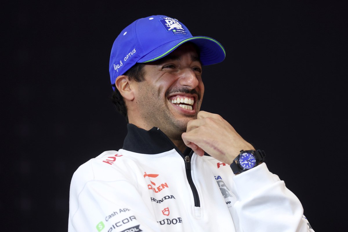 Daniel Ricciardo has revealed how a choice on car set-up had influenced the direction RB is developing its car. Image: Lars Baron/Getty Images/Red Bull Content Pool