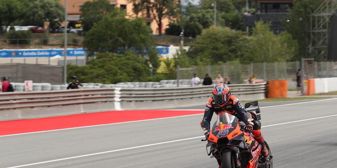 Jack Miller, Catalunya MotoGP, 24 May 2024 // Gold & Goose / Red Bull Content Pool // SI202405240845 // Usage for editorial use only //