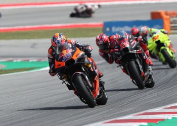 Jack Miller, Tissot Sprint Race, Catalunya MotoGP, Spain on May 25, 2024 // Gold & Goose / Red Bull Content Pool // SI202405250355 // Usage for editorial use only //