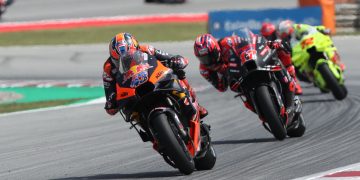 Jack Miller, Tissot Sprint Race, Catalunya MotoGP, Spain on May 25, 2024 // Gold & Goose / Red Bull Content Pool // SI202405250355 // Usage for editorial use only //