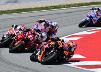 Jack Miller, MotoGP race, Catalunya MotoGP 26 May 2024 // Gold & Goose / Red Bull Content Pool // SI202405260414 // Usage for editorial use only //