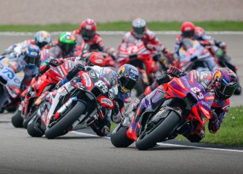 Jorge Martin leads the MotoGP field. Image: Red Bull Content Pool.