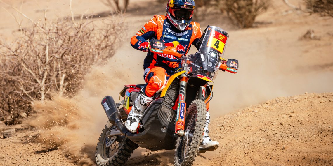 Daniel Sanders of Red Bull KTM Factory Racing races during the prologue stage of Rally.