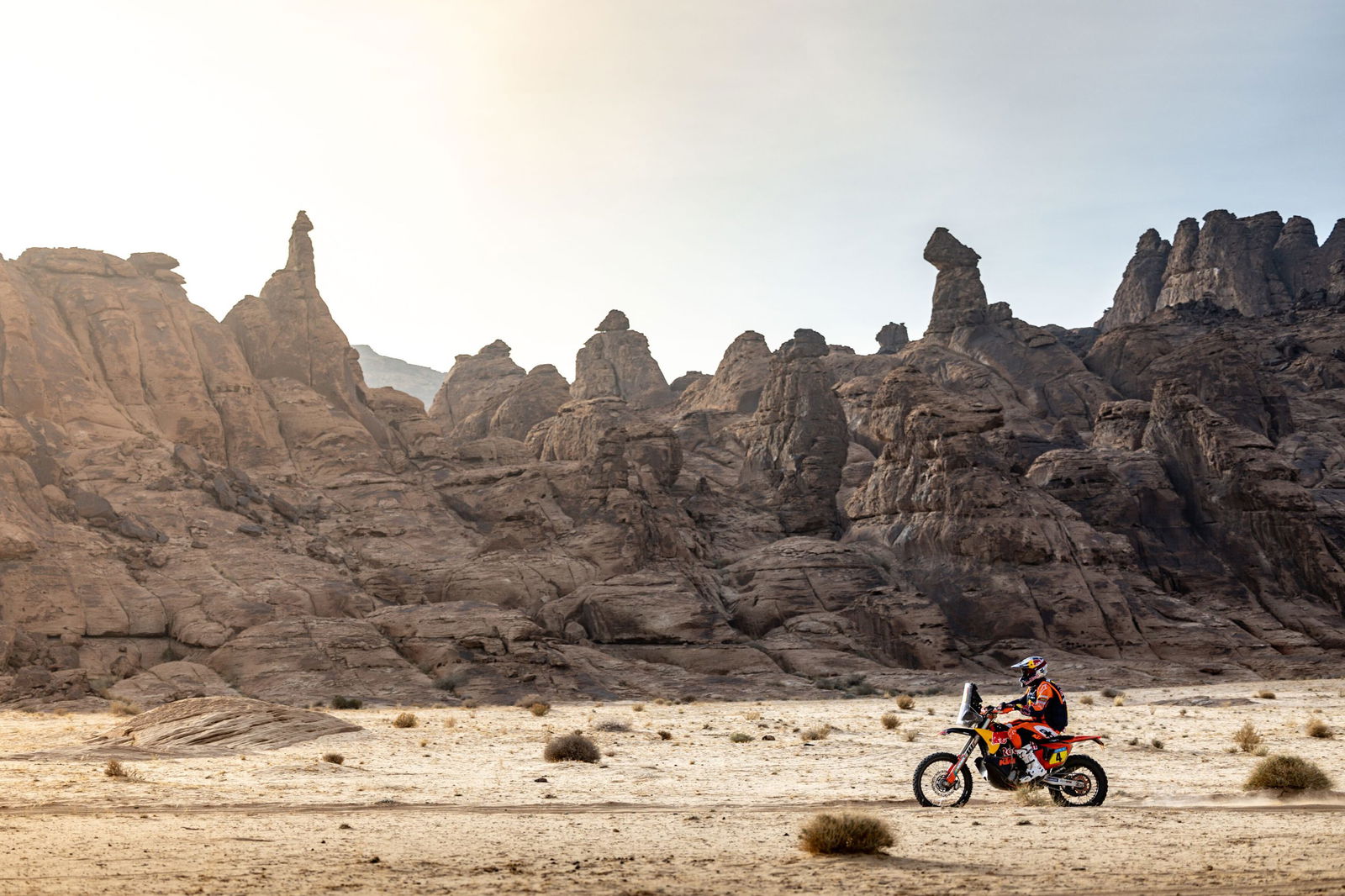 Daniel Sanders of the Red Bull KTM Factory Racing during the Stage 5 of the Dakar Rally.