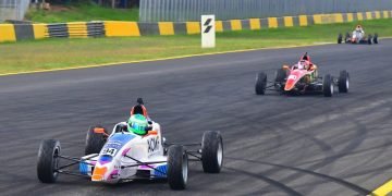 A first up pole position and a hard fought victory went to Kobi Williams in Formula Ford. Image: FFA