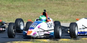 A second a win on the last day of the National Formula Fords Round 3 has given Kobi Williams the overall win. Image: FFA