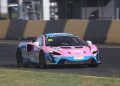 A barn-storming charge from Marcus Flack and Tom Hayman saw them win the first GT4 one-hour race. Image: Motorsport Australia