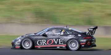 Victory in Race 2 secured Oscar Targett both Porsche titles. Image: Motorsport Australia