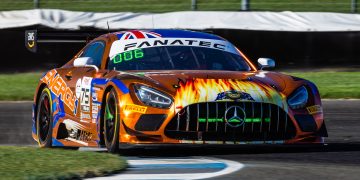 The #75 SunEnergy1 Racing Mercedes-AMG GT3.