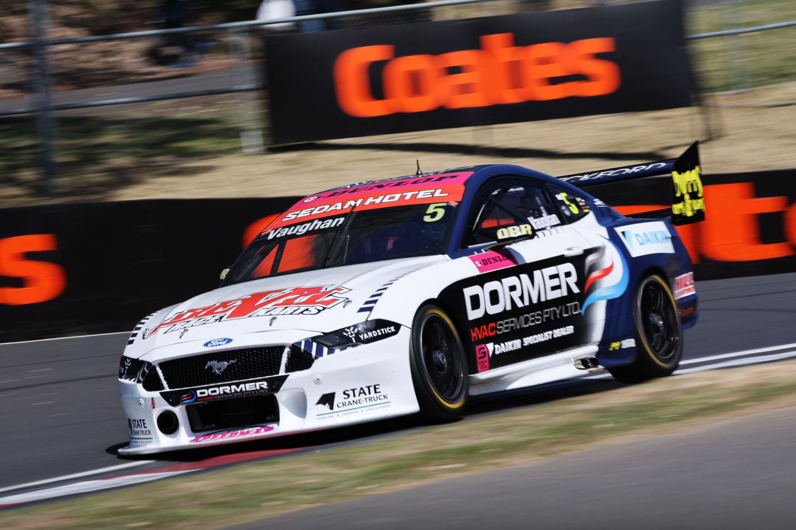 Brad Vaughan during Practice 1 in the Dunlop Series at the Bathurst 1000. 