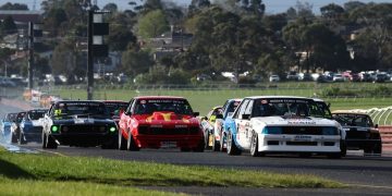 Marcus Zukanovic steered his Falcon to the Race 2 victory and leads the TCM points. Image: InSyde Media