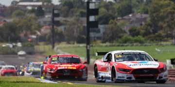 James Moffat had to work hard for his two Trans Am race victories at Sandown Raceway. Image: MA
