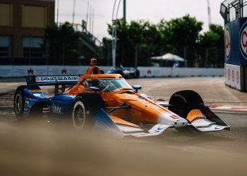 Scott Dixon finished third on the streets of Toronto. Image: Joe Skibinski