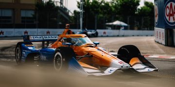 Scott Dixon finished third on the streets of Toronto. Image: Joe Skibinski