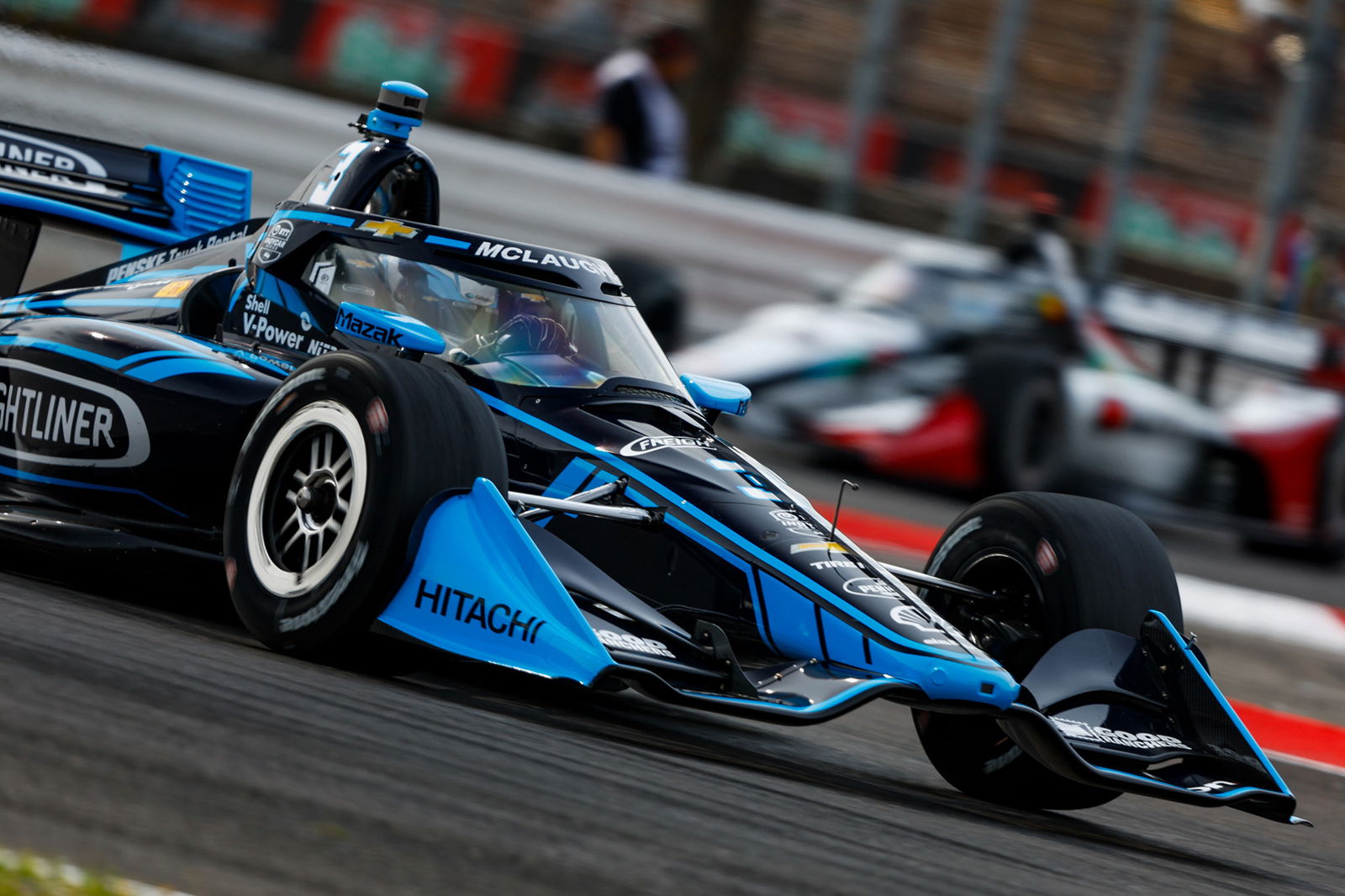 Scott McLaughlin on track at Portland