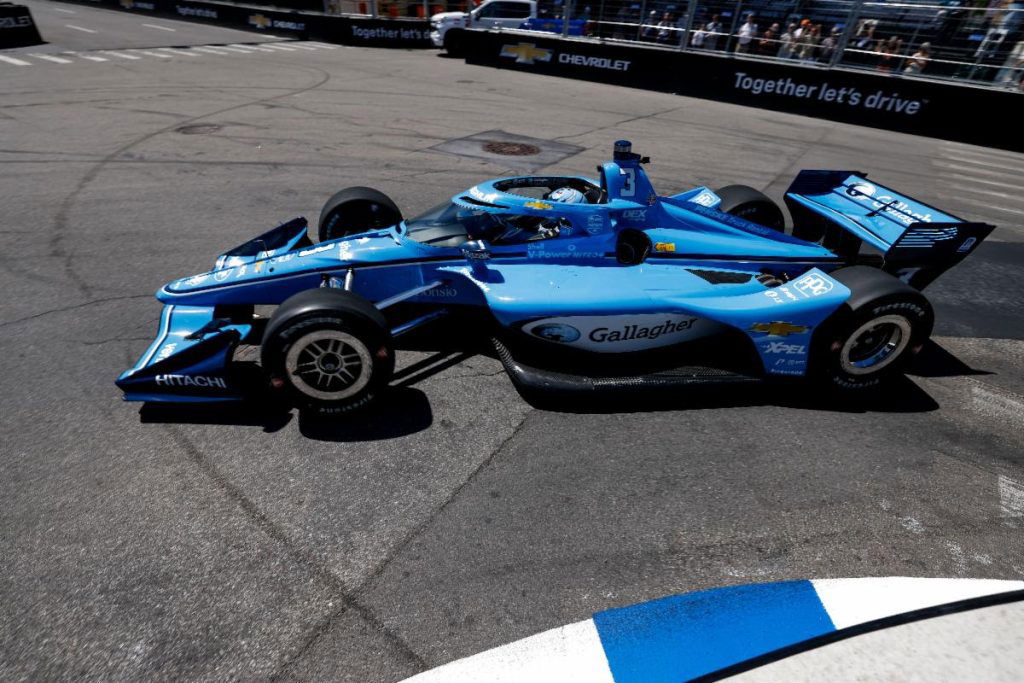 Scott McLaughlin was fifth-fastest in Practice 1 at the IndyCar Detroit Grand Prix. Image: Supplied
