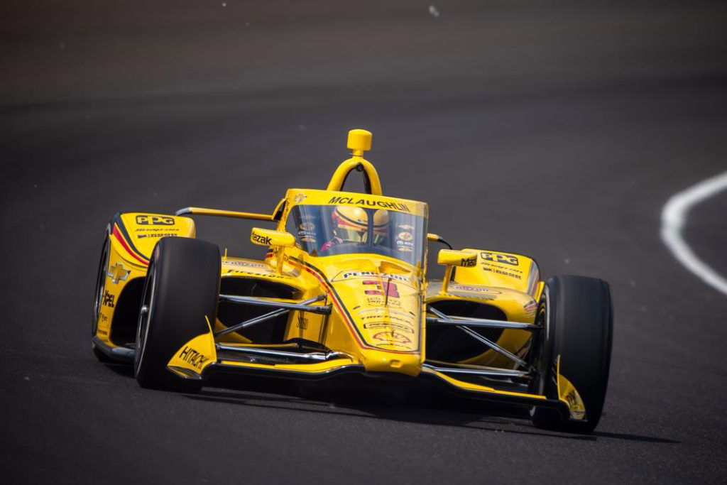 Scott McLaughlin is the Indy 500 pole-sitter for 2024. Image: Justin Walsh/Penske Entertainment