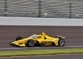 Scott McLaughlin on-track in practice for the 2024 Indy 500. Image: Paul Hurley/Penske Entertainment