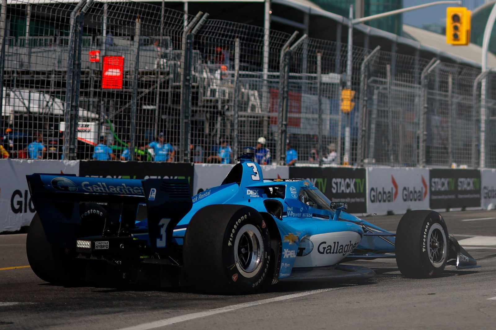 Scott McLaughlin on track at Indy Toronto.