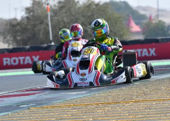 Scott Howard in action at the Rotax Max Challenge Grand Finals