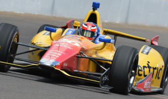 Carlos Munoz quickest after opening practice at Indy