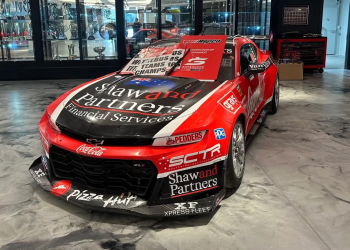 The Chevrolet Camaro that Brodie Kostecki drove to the 2023 Supercars drivers' championship.