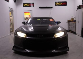 The Triple Eight Race Engineering-built Matt Chahda Motorsport Chevrolet Camaro.