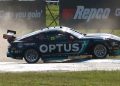 Lee Holdsworth spins on Lap 42 of the Sandown 500. Image: Fox Sports