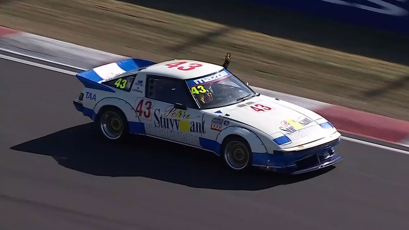 The Peter Stuyvesant-backed Allan Moffat Mazda RX-7.