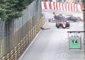 A crash at the Macau Grand Prix.