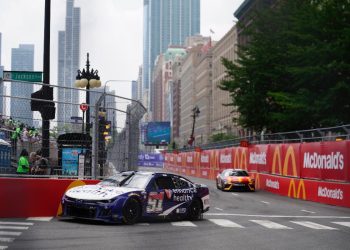 Shane van Gisbergen won the Chicago Street Race in the 2023 NASCAR Cup Series. Image: Supplied