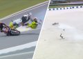 The Phillip Island Sprint was rocked by a high-speed crash. Image: Fox Sports