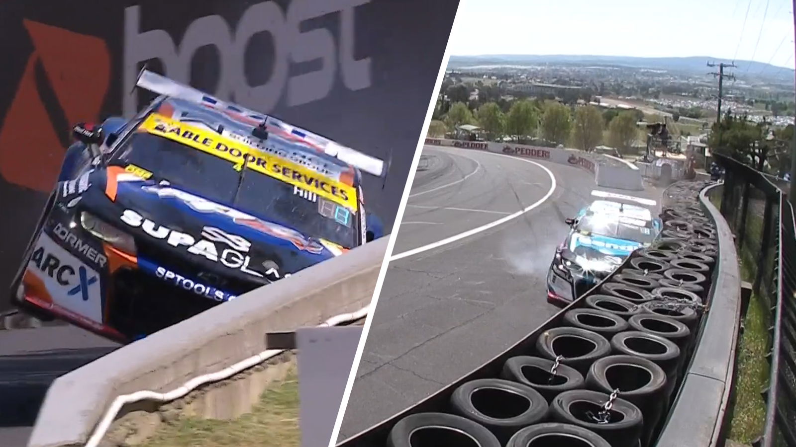 Matt Stone Racing drivers Cameron Crick and Dylan O'Keeffe both crashed in Practice 3 at the Bathurst 1000.