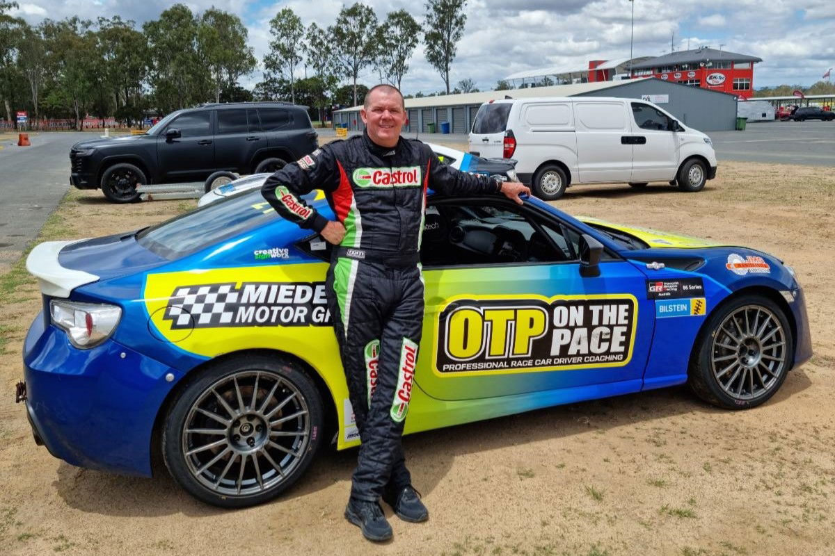 MECHANIC: Steve Robinson, racer-come-teacher