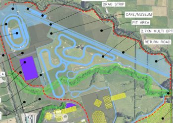 Plans for the new Stratford Park in New Zealand's north island.