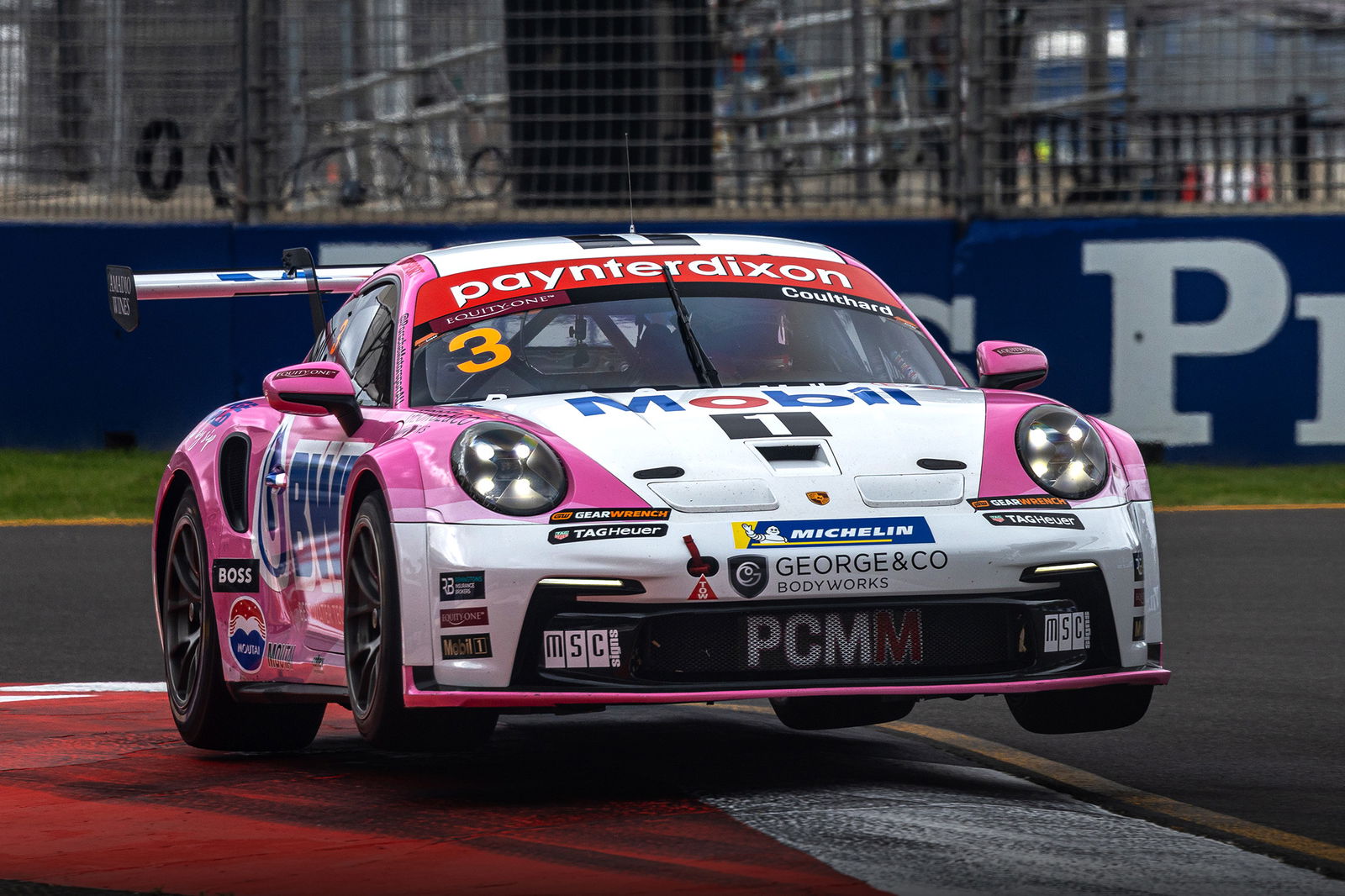 Fabian Coulthard competed for Porsche Centre Melbourne in 2024. 