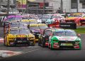 The start of Race 23 of the Repco Supercars Championship at the VAILO Adelaide 500.