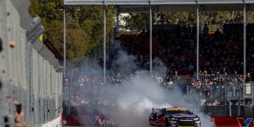 Jamie Whincup was quick to shut down any team orders talk in Adelaide. Image: InSyde Media