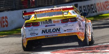 David Reynolds during practice at the Adelaide 500.