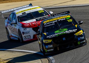 Matt Chahda in the Matt Chahda Motorsport Holden ZB Commodore at Waneroo Raceway.