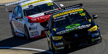 Matt Chahda in the Matt Chahda Motorsport Holden ZB Commodore at Waneroo Raceway.